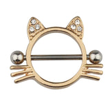 Pussy Cat Nipple Rings 