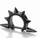  Goth Style Black Nipple Rings 