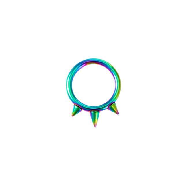 Collar-like Spiked Nipple Rings