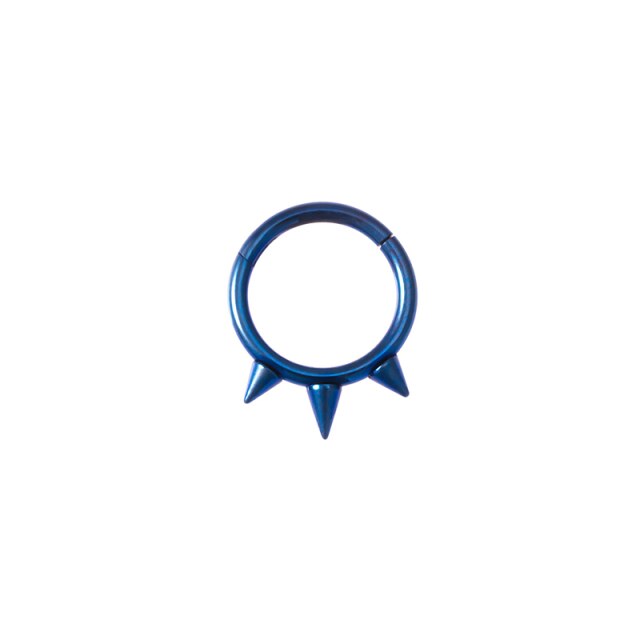 Collar-like Spiked Nipple Rings