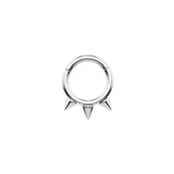  Collar-like Spiked Nipple Rings 