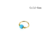  Beads of Pleasure Turquoise Nipple Rings 