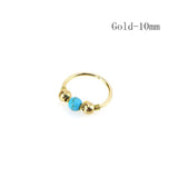  Beads of Pleasure Turquoise Nipple Rings 