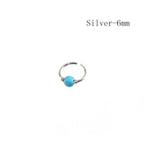  Beads of Pleasure Turquoise Nipple Rings 