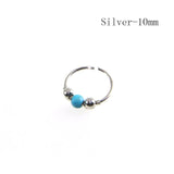  Beads of Pleasure Turquoise Nipple Rings 