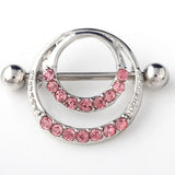  Captivating Crystal Nipple Rings 