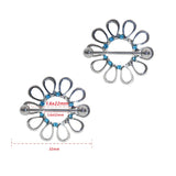  Pierced Petals Nipple Shield Jewelry 