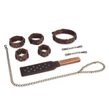  Vintage Leather Bondage Toy Set 
