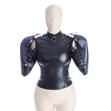  Sexual Restraint Leather Bodysuit 