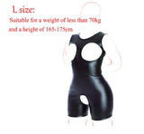  Sexual Restraint Leather Bodysuit 
