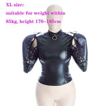  Sexual Restraint Leather Bodysuit 