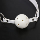  All-White Breathable Ball Gag 