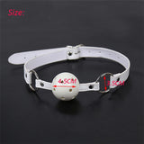  All-White Breathable Ball Gag 