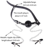  Slave Punishment Ball Gag Training Gear 