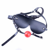  Erotic Blindfold With Gag Sex Toy 