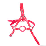  Kinky Scarlet Red Circle Gag 