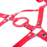  Kinky Scarlet Red Circle Gag 