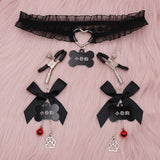  Lacy Sexy Nipple Clamps Set 