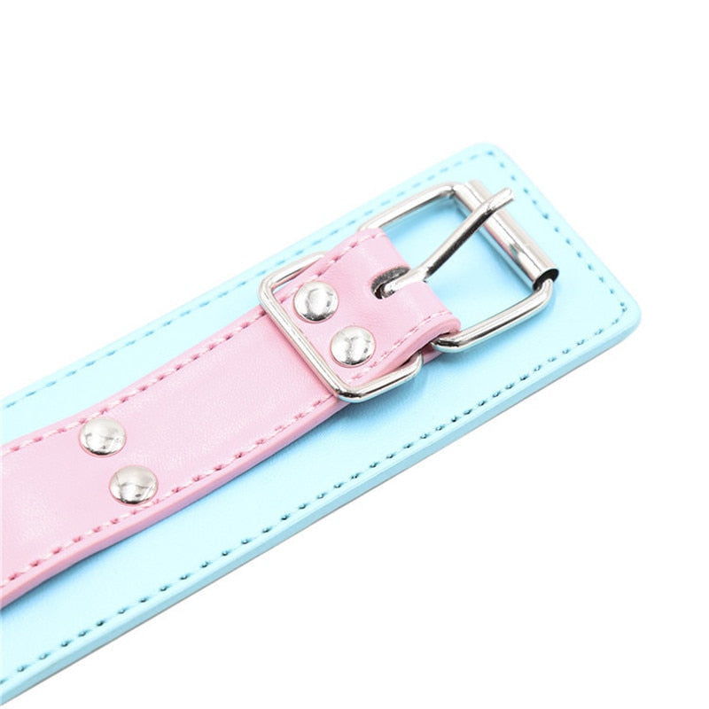 Fancy Colored Collar and Leash Set