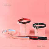  Adjustable BDSM Collar and Leash 