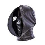  Dual Layer Leather Bondage Hood 