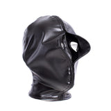  Dual Layer Leather Bondage Hood 