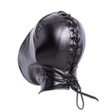  Dual Layer Leather Bondage Hood 