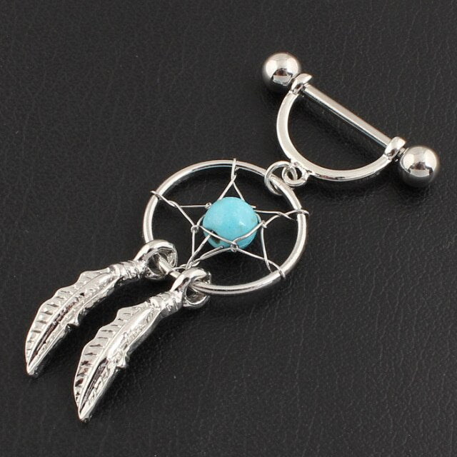 Vivid Pleasure Dreamcatcher Nipple Rings