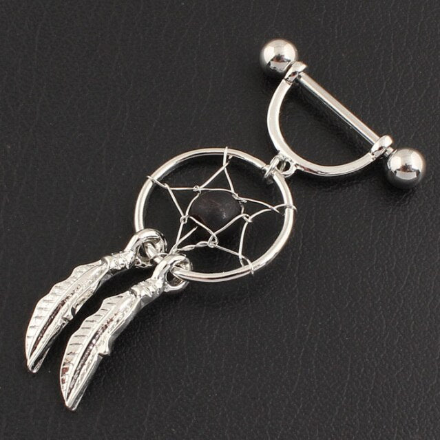 Vivid Pleasure Dreamcatcher Nipple Rings