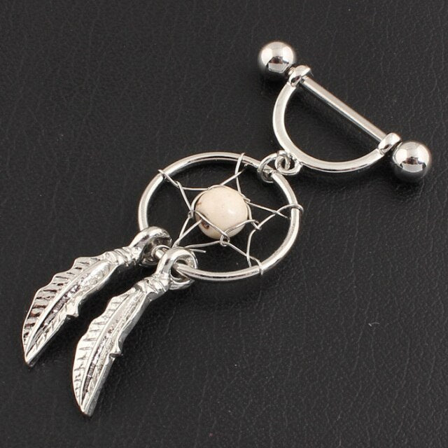 Vivid Pleasure Dreamcatcher Nipple Rings