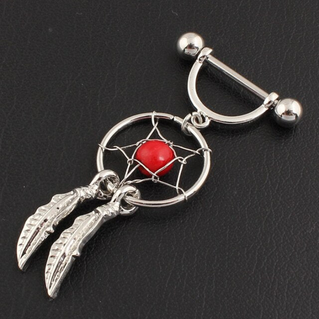 Vivid Pleasure Dreamcatcher Nipple Rings