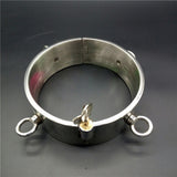  Heavy-Duty Locking Bondage Collar 