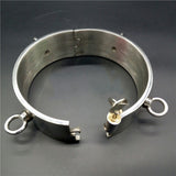  Heavy-Duty Locking Bondage Collar 