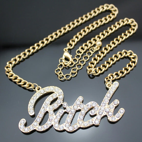 Rowdy Bitch Gold Chain Necklace