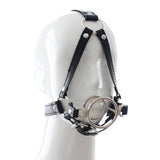  Forced Blowjob Ring Gag Bondage Harness 
