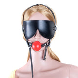  Erotic Blindfold With Gag Sex Toy 