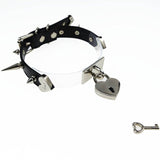  Spiked BDSM Locking Collar 