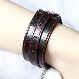  Power Play Leather Handcuffs 