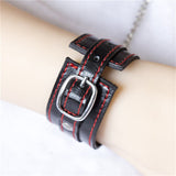  Power Play Leather Handcuffs 