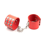 Like a Rock Star Leather Bondage Cuffs 