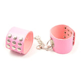  Like a Rock Star Leather Bondage Cuffs 