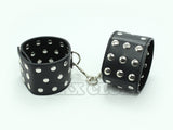  Like a Rock Star Leather Bondage Cuffs 