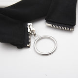  Zip-Up Femdom Collar 