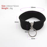  Zip-Up Femdom Collar 