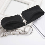  Zip-Up Femdom Collar 