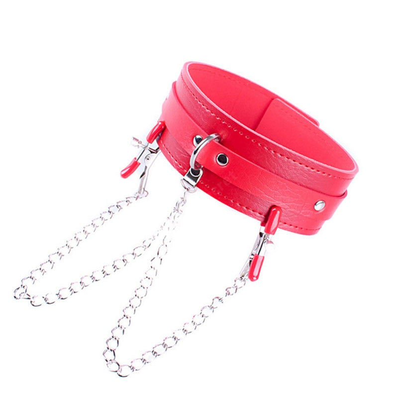 Slave Control Nipple Clamp Bondage Cum Swing With Me