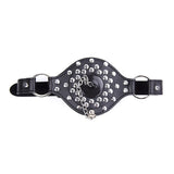  Studded Leather Mouth Ring Gag 