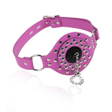  Studded Leather Mouth Ring Gag 
