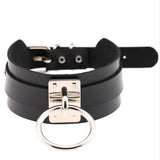  Adjustable Gothic Bondage Collar 