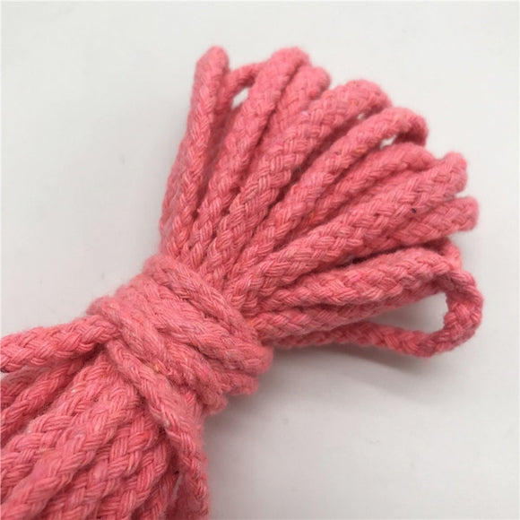 Handmade Coated Pink Bondage Rope